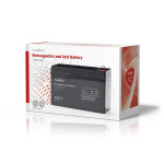 Nedis Oplaadbare Loodaccu | Lead-Acid | Oplaadbaar | 12 V | 7200 mAh Nedis Oplaadbare Loodaccu | Lead-Acid | Oplaadbaar | 12 V | 7200 mAh