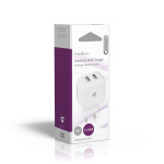 Nedis Oplader | 24 W | Snellaad functie | 2x 2.4 A | Outputs: 2 | 2x USB-A | Geen Kabel Inbegrepen | Single Voltage Output | Wit