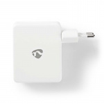 Nedis Oplader | 24 W | Snellaad functie | 4x 2.4 A | Outputs: 4 | 4x USB-A | Geen Kabel Inbegrepen | Single Voltage Output | Wit