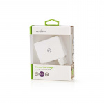 Nedis Oplader | 24 W | Snellaad functie | 4x 2.4 A | Outputs: 4 | 4x USB-A | Geen Kabel Inbegrepen | Single Voltage Output | Wit