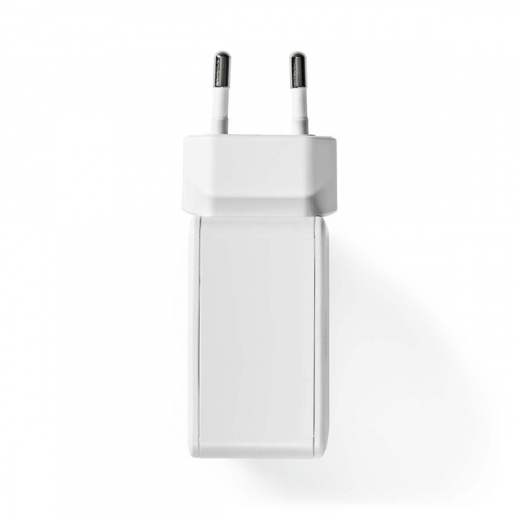 Nedis Oplader | 24 W | Snellaad functie | 4x 2.4 A | Outputs: 4 | 4x USB-A | Geen Kabel Inbegrepen | Single Voltage Output | Wit