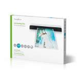 Nedis Lamineerhoes | A4 | Dikte: 100 µm | Verpakt per: 100 Stuks | Kunststof | Transparant Nedis Lamineerhoes | A4 | Dikte: 100 µm | Verpakt per: 100 Stuks | Kunststof | Transparant