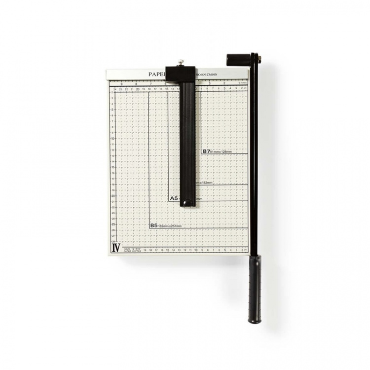 Nedis Papiersnijmachine | Max. snijden maat: 210 x 297 mm | Soort mes: Metaal | Metaal | Wit / Zwart