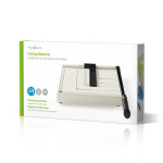 Nedis Papiersnijmachine | Max. snijden maat: 210 x 297 mm | Soort mes: Metaal | Metaal | Wit / Zwart