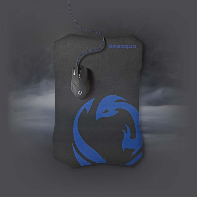 Nedis Gaming Muis & Muismat Set | Bedraad | 800 / 1200 / 1600 dpi | Instelbare DPI | Aantal knoppen: 6 | Rechtshandig | 1.50 m | Normale Verlichting