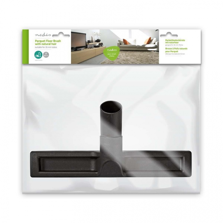 Nedis Parketborstel | Natuurlijk Haar | Vervanging voor: Bosch / Miele / Panasonic / Rowenta / Samsung / Siemens Nedis Parketborstel | Natuurlijk Haar | Vervanging voor: Bosch / Miele / Panasonic / Rowenta / Samsung / Siemens