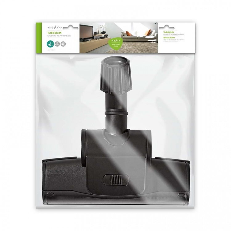 Nedis Turboborstel Vario | Universeel toepasbaar | Vervanging voor: Universeel | 30 - 40 mm | Gestuurde wielen | Gemotoriseerd Nedis Turboborstel Vario | Universeel toepasbaar | Vervanging voor: Universeel | 30 - 40 mm | Gestuurde wielen | Gemotoriseerd