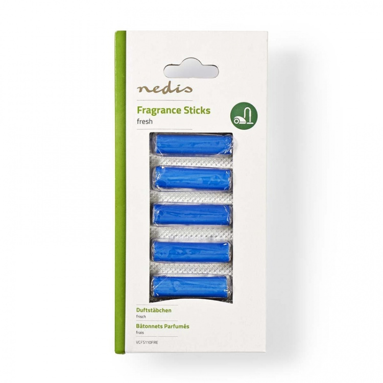Nedis Geurparels voor Stofzuiger | Fris | 5 Navullingen | Blauw Nedis Geurparels voor Stofzuiger | Fris | 5 Navullingen | Blauw