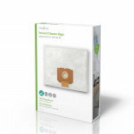 Nedis Stofzuigerzak | 4 Stuks | Synthetisch | Meest verkocht voor: AEG | Wit