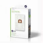 Nedis Stofzuigerzak | 4 Stuks | Synthetisch | Meest verkocht voor: Puzer Eeva/Easy | Wit