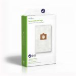 Nedis Stofzuigerzak | 4 Stuks | Synthetisch | Meest verkocht voor: Puzer Eeva/Easy | Wit