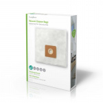 Nedis Stofzuigerzak | 4 Stuks | Synthetisch | Meest verkocht voor: Electrolux | Wit