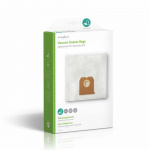 Nedis Stofzuigerzak | 4 Stuks | Synthetisch | Meest verkocht voor: Electrolux | Wit