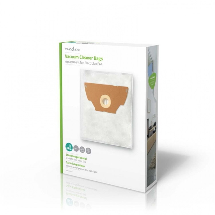 Nedis Stofzuigerzak | 4 Stuks | Synthetisch | Meest verkocht voor: Electrolux | Wit