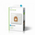 Nedis Stofzuigerzak | 4 Stuks | Synthetisch | Meest verkocht voor: Hoover H58 | Wit