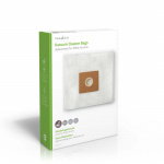 Nedis Stofzuigerzak | 4 Stuks | Synthetisch | Meest verkocht voor: Nilfisk | Wit