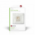 Nedis Stofzuigerzak | 4 Stuks | Synthetisch | Meest verkocht voor: Philips / Electrolux | Wit Nedis Stofzuigerzak | 4 Stuks | Synthetisch | Meest verkocht voor: Philips / Electrolux | Wit