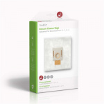 Nedis Stofzuigerzak | 4 Stuks | Synthetisch | Meest verkocht voor: Bosch / Siemens | Wit