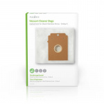 Nedis Stofzuigerzak | 4 Stuks | Synthetisch | Meest verkocht voor: Bosch / Siemens | Wit
