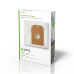 Nedis Stofzuigerzak | 4 Stuks | Synthetisch | Meest verkocht voor: Bosch / Siemens | Wit