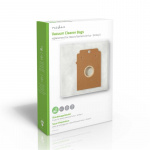 Nedis Stofzuigerzak | 4 Stuks | Synthetisch | Meest verkocht voor: Bosch / Siemens | Wit