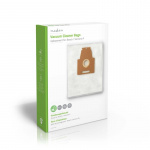 Nedis Stofzuigerzak | 4 Stuks | Synthetisch | Meest verkocht voor: Bosch / Siemens | Wit