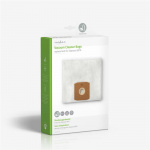 Nedis Stofzuigerzak | 4 Stuks | Synthetisch | Meest verkocht voor: Daewoo SB70 | Wit