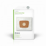 Nedis Stofzuigerzak | 4 Stuks | Synthetisch | Meest verkocht voor: Lux 180 | Wit