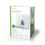 Nedis Stofzuigerzak | 12 Stuks | Synthetisch | Meest verkocht voor: Miele | Wit