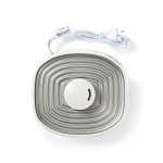 Nedis Luchtbevochtiger | 110 W | Met Koele en Warme mist | 5.5 l | Hygrometer | Timer | Geschikt voor ruimtes tot: 50 m² | Grijs / Wit