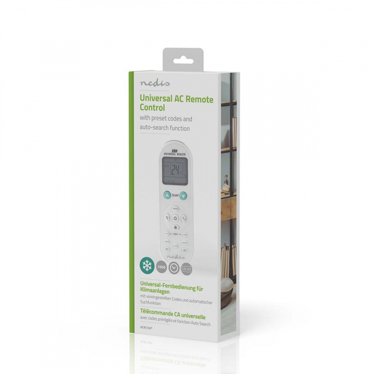 Nedis Universele afstandsbediening voor split-unit airconditioners | Programeerbare functionaliteiten | 2x AAA/LR03