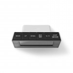 Nedis Weerstation | Binnen & Buiten | Inclusief draadloze weersensor | Weersvoorspelling | Tijdweergave | LED | Wekkerfunctie