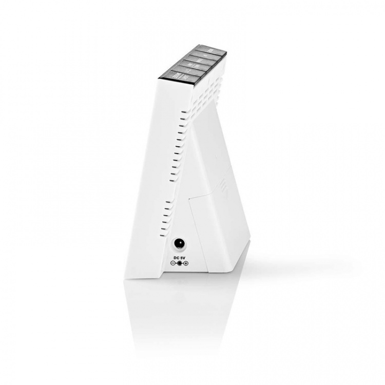 Nedis Weerstation | Binnen & Buiten | Inclusief draadloze weersensor | Weersvoorspelling | Tijdweergave | LED | Wekkerfunctie