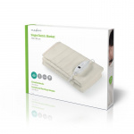 Nedis Elektrische Deken | Onderdeken | 1 Persoon | 150 x 80 cm | 3 Warmte Standen | Wasmachinebestendig | Oververhittingsbeveiliging | Polyester