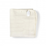 Nedis Elektrische Deken | Onderdeken | 1 Persoon | 150 x 80 cm | 3 Warmte Standen | Wasmachinebestendig | Oververhittingsbeveiliging | Polyester