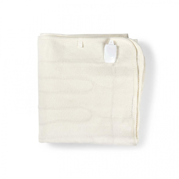 Nedis Elektrische Deken | Onderdeken | 1 Persoon | 150 x 80 cm | 3 Warmte Standen | Wasmachinebestendig | Oververhittingsbeveiliging | Polyester