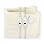 Nedis Elektrische Deken | Onderdeken | 2 Personen | 160 x 140 cm | 3 Warmte Standen | Wasmachinebestendig | Oververhittingsbeveiliging | Polyester