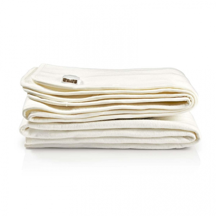 Nedis Elektrische Deken | Onderdeken | 2 Personen | 160 x 140 cm | 3 Warmte Standen | Wasmachinebestendig | Oververhittingsbeveiliging | Polyester