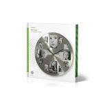 Nedis Wandklok | Diameter: 400 mm | Metaal | Zilver Nedis Wandklok | Diameter: 400 mm | Metaal | Zilver