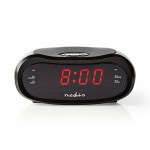 Nedis Digitale Wekkerradio | LED | AM / FM | Snoozefunctie | Slaaptimer | Aantal alarmen: 2 | Zwart Nedis Digitale Wekkerradio | LED | AM / FM | Snoozefunctie | Slaaptimer | Aantal alarmen: 2 | Zwart
