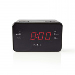 Nedis Digitale Wekkerradio | LED | 1x 3.5 mm Audio Input | Tijdprojectie | AM / FM | Snoozefunctie | Slaaptimer | Aantal alarmen: 2 | Zwart Nedis Digitale Wekkerradio | LED | 1x 3.5 mm Audio Input | Tijdprojectie | AM / FM | Snoozefunctie | Slaaptimer | Aantal alarmen: 2 | Zwart