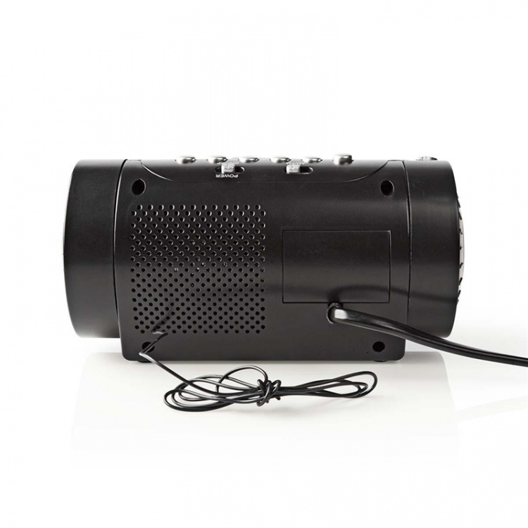 Nedis Digitale Wekkerradio | LED | Tijdprojectie | AM / FM | Snoozefunctie | Slaaptimer | Aantal alarmen: 2 | Zwart Nedis Digitale Wekkerradio | LED | Tijdprojectie | AM / FM | Snoozefunctie | Slaaptimer | Aantal alarmen: 2 | Zwart