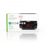 Nedis Digitale Wekkerradio | LED | Tijdprojectie | AM / FM | Snoozefunctie | Slaaptimer | Aantal alarmen: 2 | Zwart Nedis Digitale Wekkerradio | LED | Tijdprojectie | AM / FM | Snoozefunctie | Slaaptimer | Aantal alarmen: 2 | Zwart