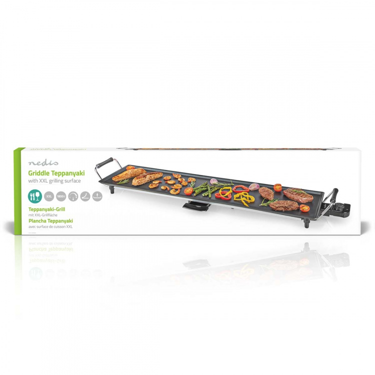 Nedis Teppanyaki Tafelgrill | Bakoppervlak (l x b): 90 x 23 cm | 5 Warmte Standen
