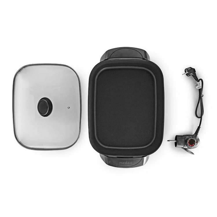 Nedis Elektrische hapjespan | 40 cm | Dik gegoten aluminum body Nedis Elektrische hapjespan | 40 cm | Dik gegoten aluminum body