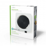 Nedis Elektrische Kookplaat | Kookzones: 1 | 1500 W | Oververhittingsbeveiliging | Wit Nedis Elektrische Kookplaat | Kookzones: 1 | 1500 W | Oververhittingsbeveiliging | Wit