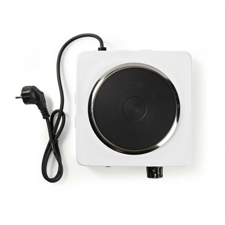 Nedis Elektrische Kookplaat | Kookzones: 1 | 1500 W | Oververhittingsbeveiliging | Wit Nedis Elektrische Kookplaat | Kookzones: 1 | 1500 W | Oververhittingsbeveiliging | Wit