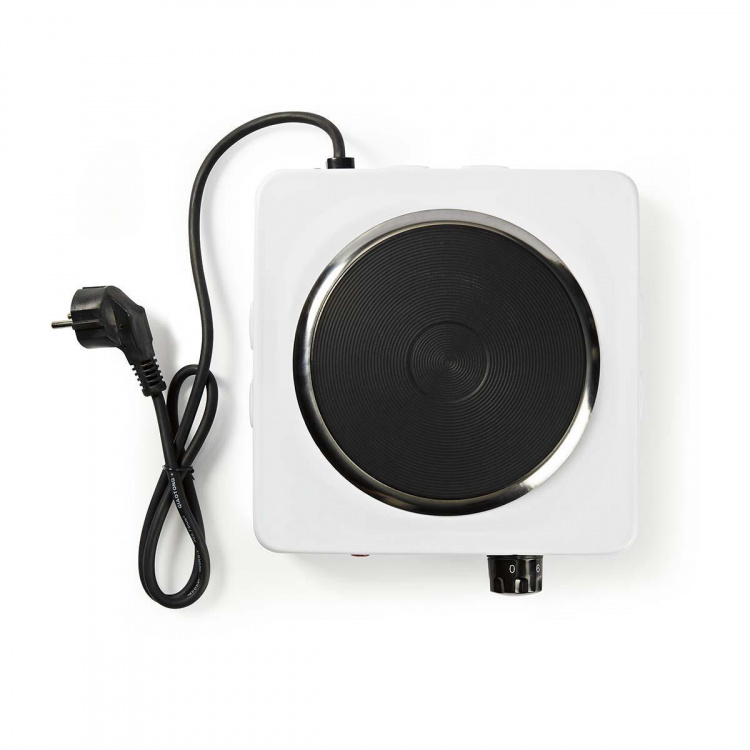 Nedis Elektrische Kookplaat | Kookzones: 1 | 1500 W | Oververhittingsbeveiliging | Wit Nedis Elektrische Kookplaat | Kookzones: 1 | 1500 W | Oververhittingsbeveiliging | Wit