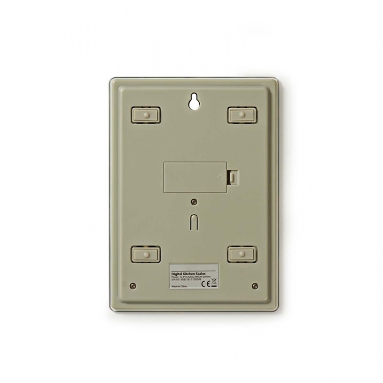 Nedis Keukenweegschaal | Digitaal | Glas / Kunststof | Multicolour