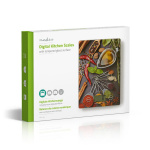 Nedis Keukenweegschaal | Digitaal | Glas / Kunststof | Multicolour